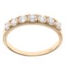 18ct Yellow Gold Cubic Zirconia Half Eternity Ring