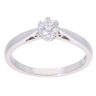 18ct White Gold 0.33ct Diamond Solitaire Ring
