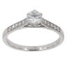 18ct White Gold 0.65ct Brilliant Cut Diamond Solitaire Ring
