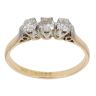 18ct Yellow Gold 0.50ct Trilogy Diamond Ring
