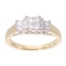 18ct Yellow Gold 0.50ct Diamond Cluster Ring