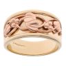 9ct Yellow And Rose Gold Vine Of Life Clogau Ring