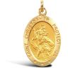 9ct Yellow Gold St Christopher Pendant