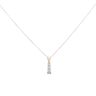 9ct Yellow Gold 0.25ct Brilliant Cut Diamond Trilogy Pendant And Chain 18"