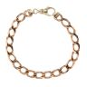 9ct Yellow Gold Curb Bracelet 10"