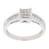 18ct White Gold 0.33ct Diamond Cluster Ring