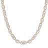 9ct Yellow Gold Cubic Zirconia Stars and Bars Chain 24"