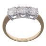 18ct Yellow Gold 1.54ct Brilliant Cut Diamond Trilogy Ring