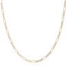 9ct Yellow Gold Figaro Chain 24"