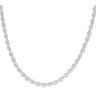 Silver Rope Chain 24" By Icesia