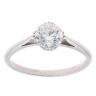 Palladium 0.85ct Brilliant Cut Diamond Solitaire Ring