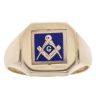 9ct Yellow Gold Masonic Ring