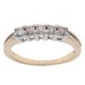9ct Yellow Gold 0.25ct Diamond Five Stone Ring