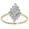 18ct Yellow Gold 0.50ct Brilliant Cut Diamond Cluster Ring