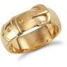 9ct Yellow Gold Buckle Ring
