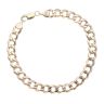9ct Yellow Gold Curb Bracelet 8"