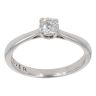Palladium 0.37ct Diamond Solitaire Ring