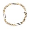 9ct Yellow Gold Fancy Bracelet 7.5"