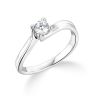 9ct White Gold 0.25ct Diamond Solitaire Ring