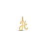 22ct Yellow Gold Initial H pendant