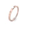 18ct Rose Gold 2mm Soft Chamfered Edge Wedding Band