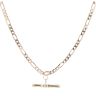 9ct Yellow Gold Figaro T-Bar Chain 20"