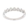 9ct White Gold 0.50ct Diamond Half Eternity Ring