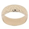 9ct Yellow Gold Wedding Patterned Band 6.5mm