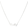 Silver Script Personalised Nameplate Necklace