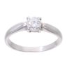 18ct White Gold Solitaire 0.50ct Diamond Ring