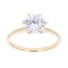9ct Yellow Gold Cubic Zirconia Single Stone Ring
