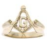 9ct Yellow Gold Masonic G Initial Signet Ring