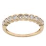 18ct Yellow Gold 0.50ct Brilliant Cut Diamond Half Eternity Ring