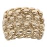 9ct Yellow Gold Four Row Keeper Ring