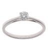18ct White Gold 0.33ct Brilliant Cut Diamond Solitaire Ring