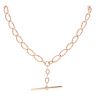 9ct Rose Gold Albert T Bar Chain 16"