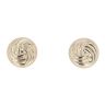 9ct Yellow Gold Triple Knot Stud Earrings