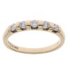 9ct Yellow Gold 0.25ct Brilliant Cut Diamond Five Stone Ring