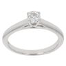 9ct White Gold 0.29ct Brilliant Cut Diamond Solitaire Ring