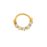 22ct Yellow Gold Cubic Zirconia Nose ring