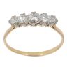 14ct Yellow Gold 0.75ct Brilliant Cut Diamond  Five Stone Ring