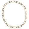 9ct Yellow Gold Figaro Bracelet 7.5"