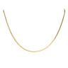 Silver Gold Plated Herringbone Chain 20"