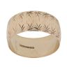 9ct Yellow Gold Patterned Wedding Band 7.5mm