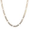 9ct Yellow Gold Figaro Chain 24"