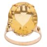 9ct Yellow Gold Single Stone Citrine Ring
