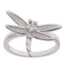 Tiffany & Co. 18ct White Gold 0.10ct Diamond Dragonfly Ring