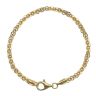 Gold Plated Silver Vortex Bracelet 7"