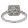 18ct White Gold 1.00ct Brilliant Cut Diamond Cluster Ring