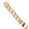 9ct Yellow Gold Patterned ID Bracelet 7.5"